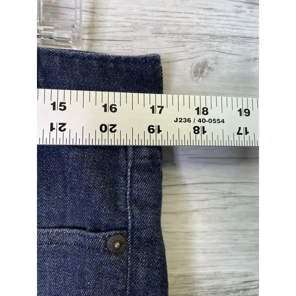 J Crew Bermuda Shorts Womens 10 Dark Wash Blue Denim Stretch Casual Style 16578